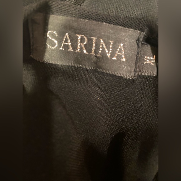 Brand-Sarina Ladies Shirt, Color-Black, Size-XL - Picture 5 of 5